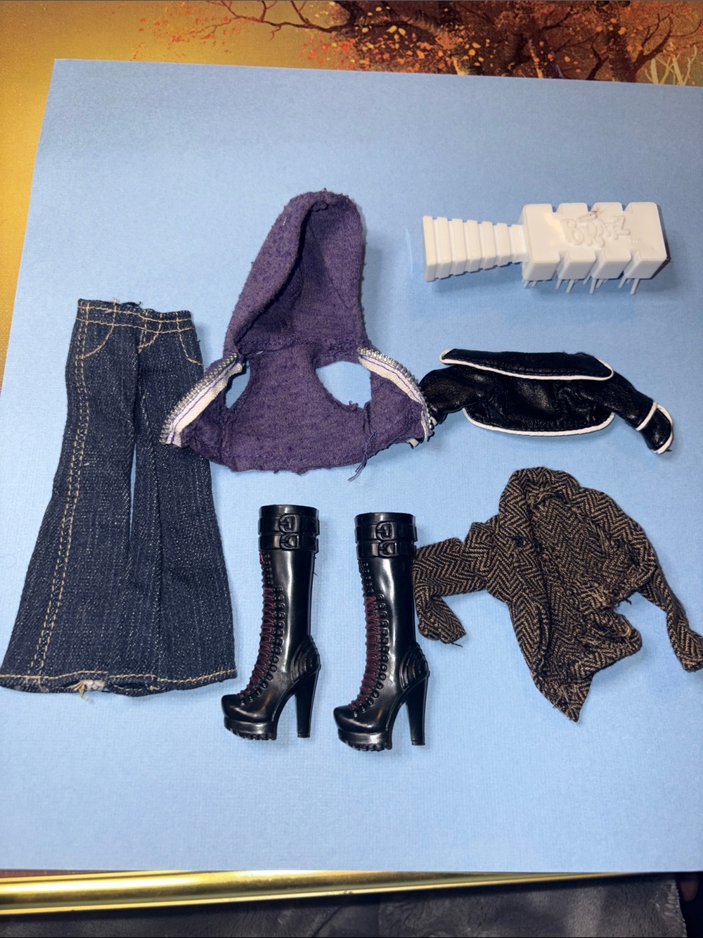 Assorted vintage Bratz clothing lot